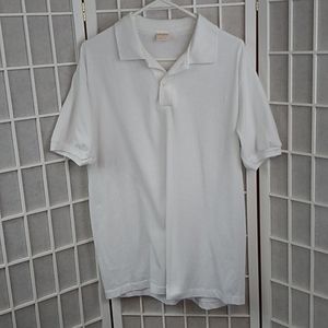 Men's Hanco White collared‎ shirt